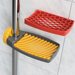 Render_q.jpg Free STL file Elegant Soap Dish for your Shower, modular and customizable・3D print design to download