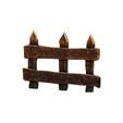 model-2.png Wooden fence no.3