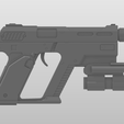 SideShot_Trim.png Helldivers 2 - P-2 Peacemaker pistol - High quality 3d print model