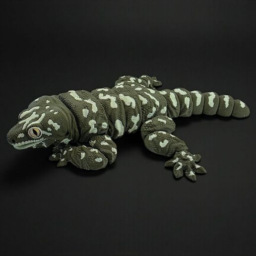 Giant Gecko - Leachie - Articulated Lizard - Cults3D 3D Model | 3Drop