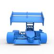 56.jpg Diecast Supermodified front engine Winged race car V2 Scale 1:25