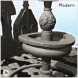 6.jpg Traditional fountain with columns and large basin (11) - Modern WW2 WW1 World War Diaroma Wargaming RPG