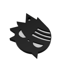 57b.png STL-Datei Schlüsselanhänger/ Schlüsselanhänger Soul Eater Emblem (Anime) kostenlos・Design für 3D-Drucker zum herunterladen