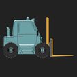 1-06.jpg Cute Mecha Forklift Toy - Modular 3D Printable Assembly Kit