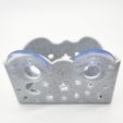 moonandstarsback.jpg STL file Shower Steamer Holder Basket Caddy - Moon and Stars Design・3D print design to download