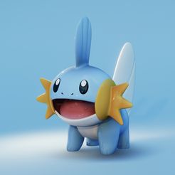 IMG_0382.jpeg Fichier STL Mudkip・Design à télécharger et à imprimer en 3D
