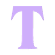 T.stl Stranger Things Logo