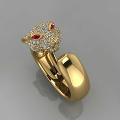 05.jpg Archivo 3D anillo de la pantera・Design para impresora 3D para descargar, Neel6462