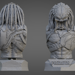 pred1.png PREDATOR UNMASK ULTRA-DETAILED SUPPORT-FREE BUST 3D MODEL