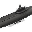 0.jpg Typhoon Class Submarine 3d Model