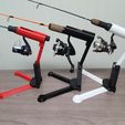 Ice fishing pole snap on rod holder by Eclsnowman, Download free STL model