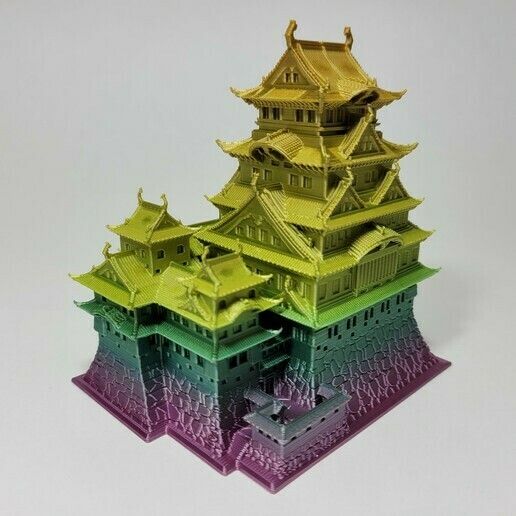 1_large.jpg Descargar archivo STL Castillo de Himeji • Objeto imprimible en 3D, izukaarts