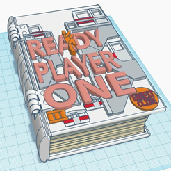 Cover_Art.png Free STL file Ready Player One Book Box・Object to download and to 3D print
