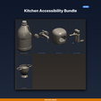 01_hero.png Kitchen Accessibility Bundle - 5-Model STL Bundle