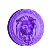 DoorLion.stl Télécharger le fichier STL gratuit Suspension murale tête de lion (Door Lion 3D Scan) • Objet pour impression 3D, 3DWP