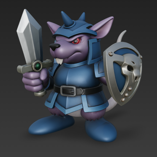 Beaver Warrior Yu-Gi-Oh STL File for 3D printingCults