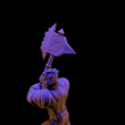 Bruce-side.png Bruce, Titan-Forge Barbarian – Fantasy Great Axe Warrior Miniature (32mm STL)