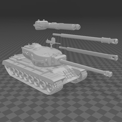 1.png Free STL file US Superheavy tank T29, T30, T34 for Dust Warfare 1947・3D printer model to download