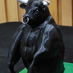 toro.jpeg STL file incense bull・3D printing template to download