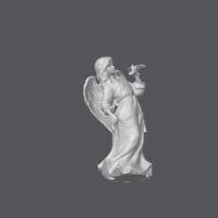 Screenshot-341.png STL file Angel with Dove・3D printing model to download