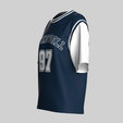 Girls-Basketball-Blue-And-White-Tshirt_5.png Girls Basketball Blue And White Tshirt  | Marvelous / Clo3d / obj / fbx