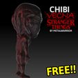 i CHIBI Ma AUN ie) 4 FREE!! Бесплатный STL файл CHIBI VECNA - Stranger Things FREE!!!・Идея 3D-печати для скачивания