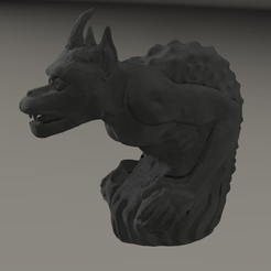 Capture d’écran 2017-09-29 à 11.59.18.png Fichier STL gratuit Gargouille inspirée de la cathédrale Notre Dame de Paris・Objet imprimable en 3D à télécharger