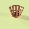 fruit bowl 032 v2 r3.png vase cup pot jug vessel  fruit bowl 032 for 3d-print or cnc