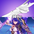 Raiden04.png Raiden Shogun Boss Genshin Impact STL