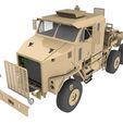 fhjlljlight.jpg OSHKOSH M1070 military truck with chassis 3D print SLT files