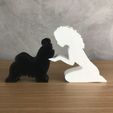 WhatsApp-Image-2022-12-26-at-17.47.34.jpeg Girl and her Shih tzu (wavy hair) for 3D printer or laser cut