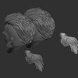 5.jpg Geralt of Rivia Viking Hair  STL headsculpt for Action Figures
