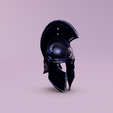 black-gladiator-helmet.png Black Gladiator Helmet - 3D ART