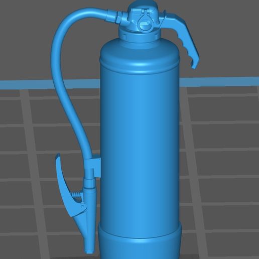 Fire extinguisher modern 1:16 3D model
