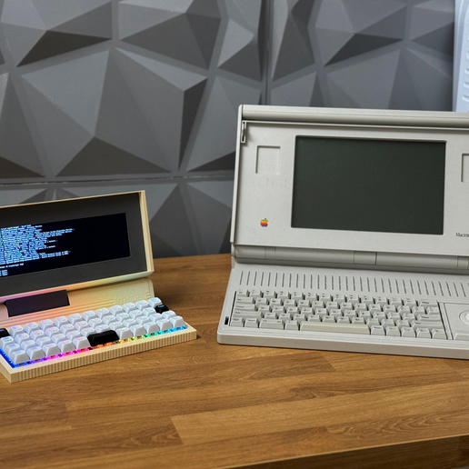 Laptops.png Kit d'ordinateur portable Raspberry Pi Zero d'inspiration rétro : Fichiers STL imprimables en 3D, instructions détaillées et nomenclature pour un ordinateur portable bricolé