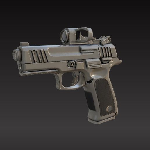 pistol 3D model