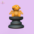 Dinosaur-Chess-4.png 3D file Dinosaur Chess - Pterodactyl - Bishop・3D printable model to download