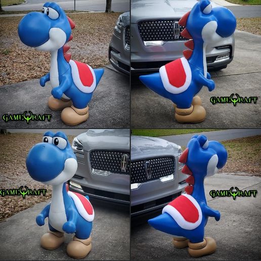 🗺️ YOSHI - SUPER MARIO WORLD SNES・ STL File for 3D