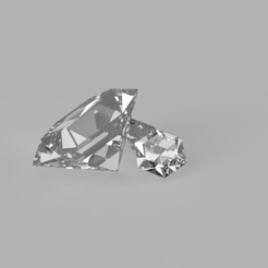 Diamond.PNG STL-Datei Diamond 6 sided and 8 sided kostenlos・3D-druckbares Design zum herunterladen