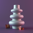 render_3.png Curved Ceramic Vase