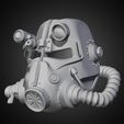 PowerArmorT45HelmetFront34LEftHigh.jpg Fallout 4 T-45 Power Armor Helmet for Cosplay