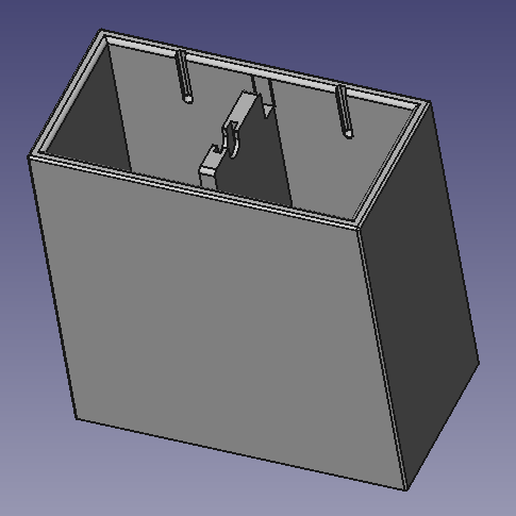 Download STL file Dual battery box type O TM 1928 for telephone
