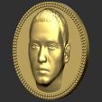 7.jpg Eminem medallion pendant 3D printing ready stl obj