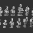 009.jpg 3D PRINTABLE COLLECTION BUSTS 9 CHARACTERS 12 MODELS