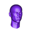 yelling_bald5.stl Yelling heads set - two version each