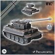 1-PREM.jpg Panzer VI Tiger Ausf. E Bergetiger heavy engineering tank - Germany Eastern Western Front Normandy Stalingrad Berlin Bulge WWII