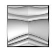 Decor-panel11-00.jpg Abstract wave pattern relief 3d wall panel N03 3D print model