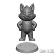 boutique-separer.png Fox Bolt – Animal League Fox | 3D Printable STL Files