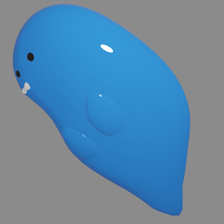 blue-seal.png Fichier 3D gratuit phoque blue・Modèle à télécharger et à imprimer en 3D