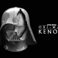1.jpg Darth Vader Damaged helmet | Kenobi